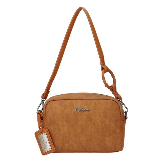 Mala de Ombro 2 Alças Pepe Jeans AURE Castanha | Ref. 186.7745222