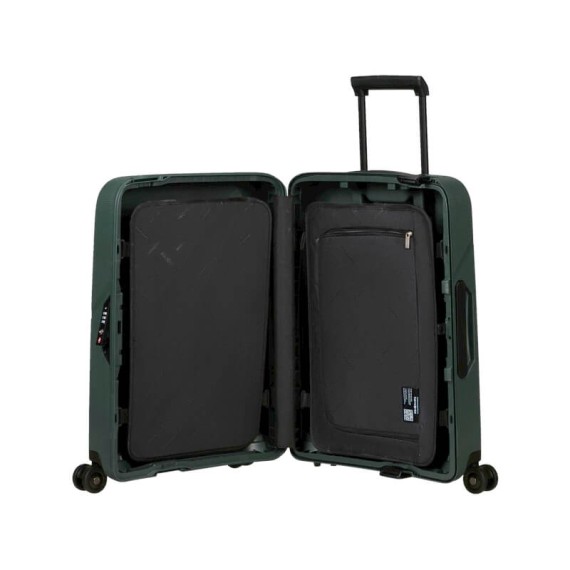 Samsonite Mala de Cabine / Trolley 55cm 4 Rodas MAGNUM ECO Verde | Ref. 92KH200124