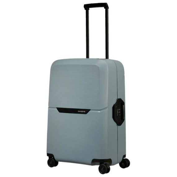 Samsonite Mala de Viagem / Trolley Médio 69cm 4 Rodas MAGNUM ECO Azul Claro | Ref. 92KH200211