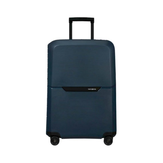 Samsonite Mala de Viagem / Trolley Médio 69cm 4 Rodas MAGNUM ECO Azul Escuro | Ref. 92KH200201