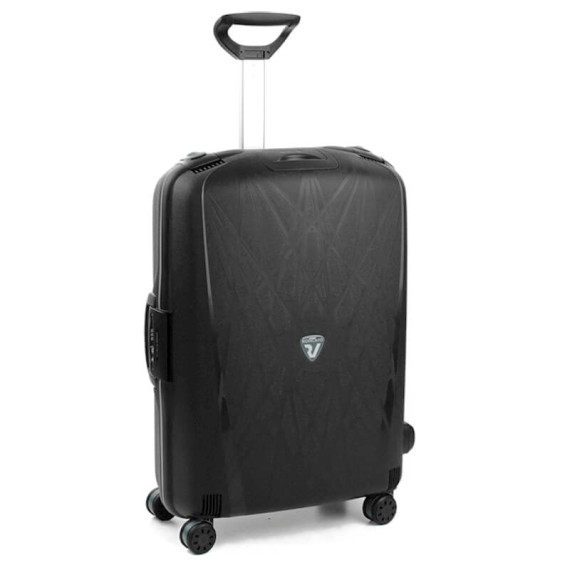 Roncato Mala de Viagem / Trolley Médio 68cm 4 Rodas LIGHT Preta | Ref. 99.50071201