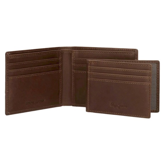 Carteira de Homem c/ Porta Cartões Pepe Jeans DANDY Castanha | Ref. 186.7934022