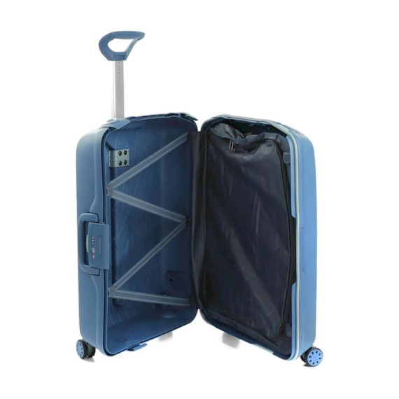 Roncato Mala de Viagem / Trolley Médio 68cm 4 Rodas LIGHT Azul Celeste | Ref. 99.50071233