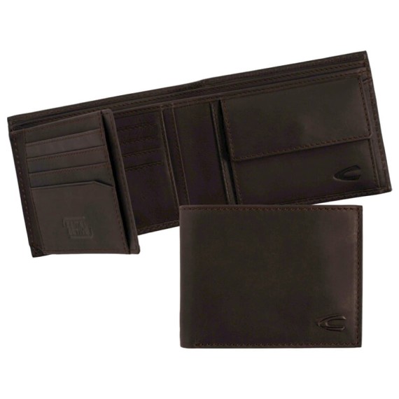 Camel Active Carteira Porta-Notas com Porta Moedas THAI Castanha | Ref. 9127870329