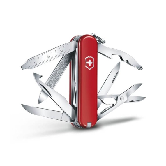 Canivete 58mm VICTORINOX Mini Champ Vermelho | Ref. 320.06385 Canivete 58mm VICTORINOX Mini Champ Vermelho | Ref. 320.06385