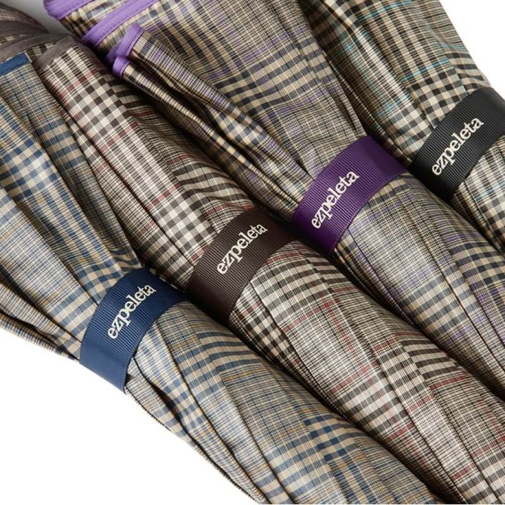 Ezpeleta Guarda-Chuva Sra. Comprido Aut. 107/8 Xadrez Roxo | Ref. 104.10717XR Ezpeleta Guarda-Chuva Sra. Comprido Aut. 107/8 Xadrez Roxo | Ref. 104.10717XR