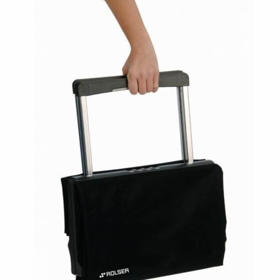 Rolser Carro de Compras PLEGAMATIC Desmontável 2R 40L Liso Bassi | Ref. 253.040063