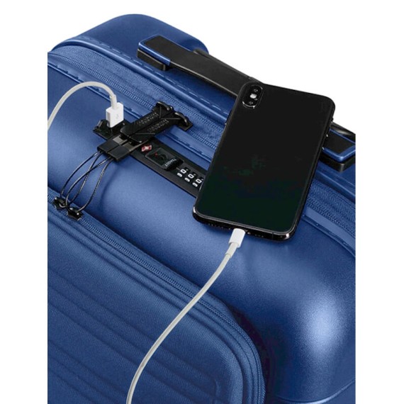 American Tourister Mala de Cabine / Trolley 55cm 4R  Exp NOVASTREAM SMART Azul Escuro | Ref. 92MC700441