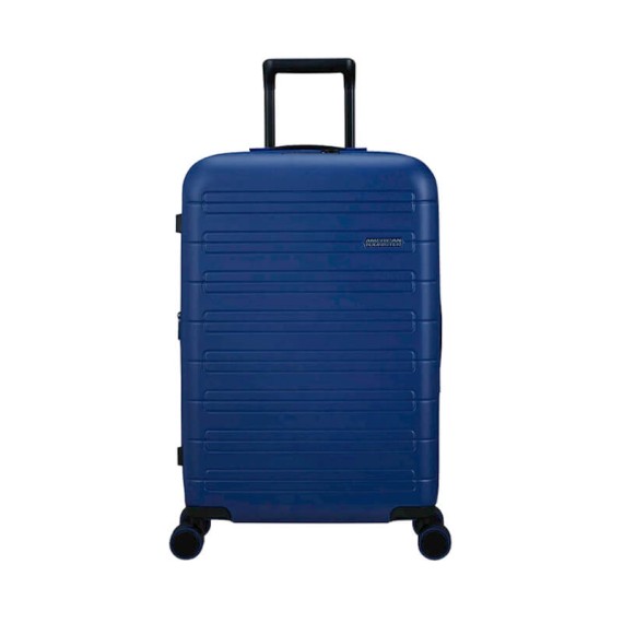 American Tourister Mala de Viagem / Trolley Médio 67cm 4R Exp NOVASTREAM Azul Escuro | Ref. 92MC700241