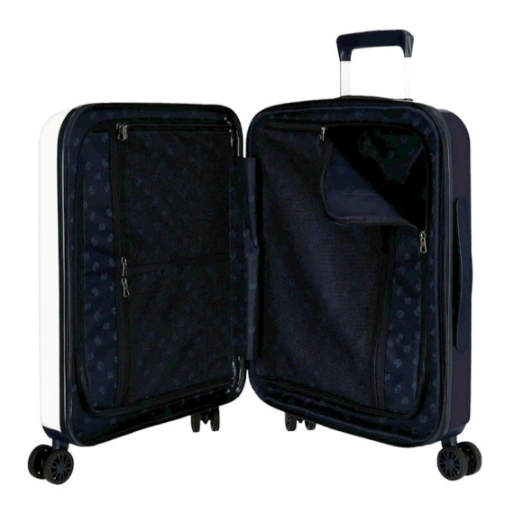 Mala/Trolley de Cabine 55cm 4 Rodas Spinner Pepe Jeans ALBERT Bege | Ref. 186.7419325