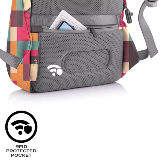 XD Design Mochila Anti-Roubo BOBBY SOFT ART Geometric | Ref. 309.P705867