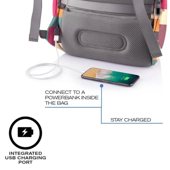 XD Design Mochila Anti-Roubo BOBBY SOFT ART Geometric | Ref. 309.P705867