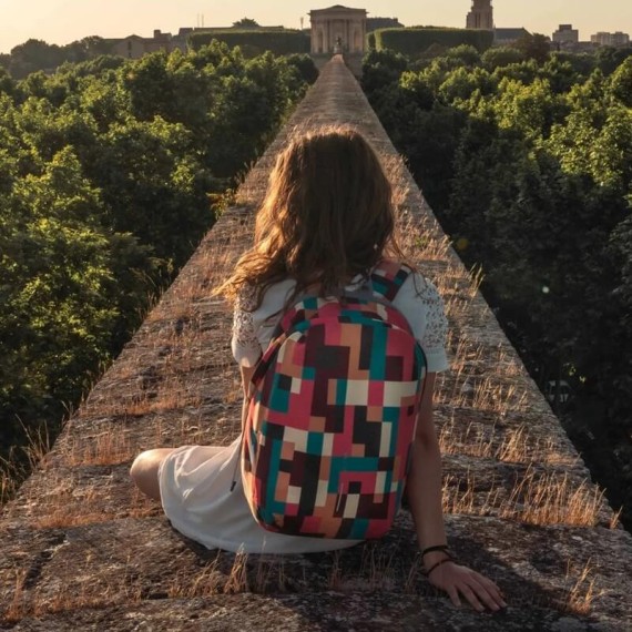 XD Design Mochila Anti-Roubo BOBBY SOFT ART Geometric | Ref. 309.P705867