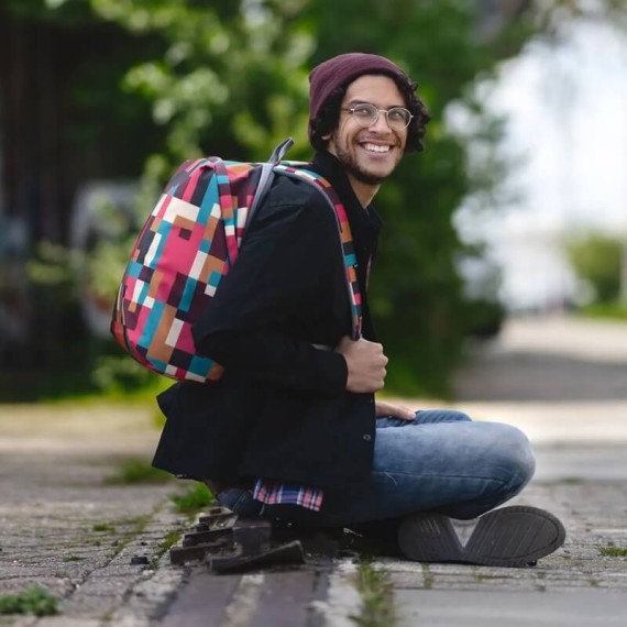 XD Design Mochila Anti-Roubo BOBBY SOFT ART Geometric | Ref. 309.P705867