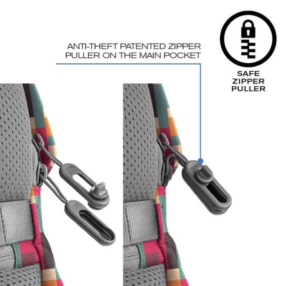 XD Design Mochila Anti-Roubo BOBBY SOFT ART Geometric | Ref. 309.P705867