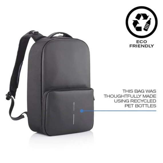 XD Design Mochila Anti-Roubo Expansível Flex Gym Bag Preta | Ref. 309.P705801