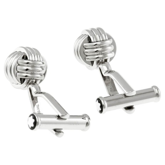 Botões de Punho Redondos MONTBLANC Sartorial Prata | Ref. 238.118611