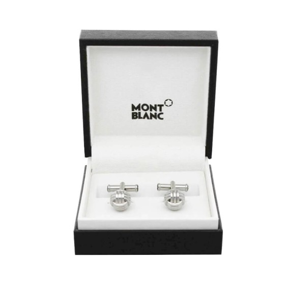 Botões de Punho Redondos MONTBLANC Sartorial Prata | Ref. 238.118611