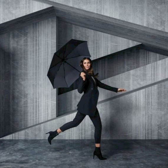 Guarda-Chuva KNRIPS Dobrável A.200 Médio Duomatic Dark Grey | Ref. 300.9572000800