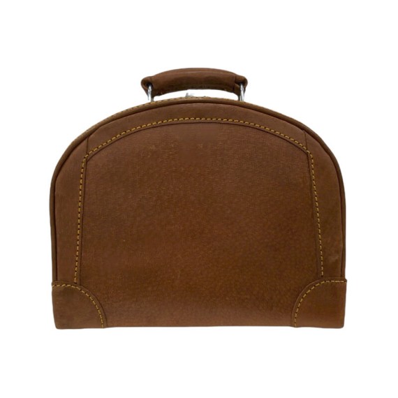 Mala Baú Vintage de Senhora Grande Castanha | Ref. 31.018-10