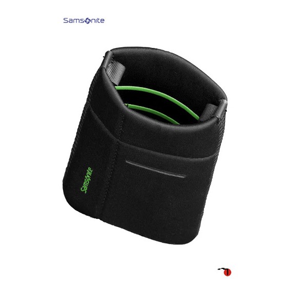 Samsonite Bolsa para Telemóvel L AIRGLOW MOBILE Preta/Verde | Ref. 92P1000319