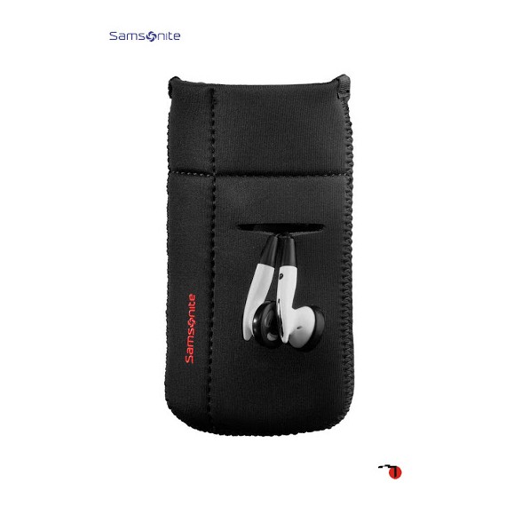 Samsonite Bolsa para Telemóvel L AIRGLOW MOBILE Preta/Vermelha | Ref. 92P1000339