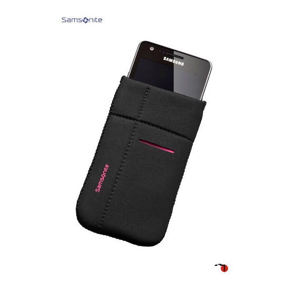 Samsonite Bolsa para Telemóvel L AIRGLOW MOBILE Preta/Rosa | Ref. 92P1000329