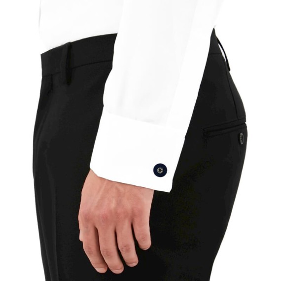 Botões de Punho Redondos Montblanc PIX Azul | Ref. 238.123812