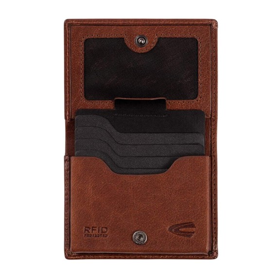 Camel Active Carteira Porta-Cartões MALA Conhaque | Ref. 9129170122