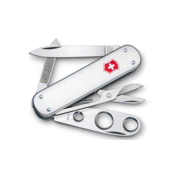 Canivete 74mm VICTORINOX Corta Charutos Prata | Ref. 136.065801