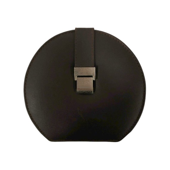 Estojo Redondo de Manicura Castanho | Ref. 86.125