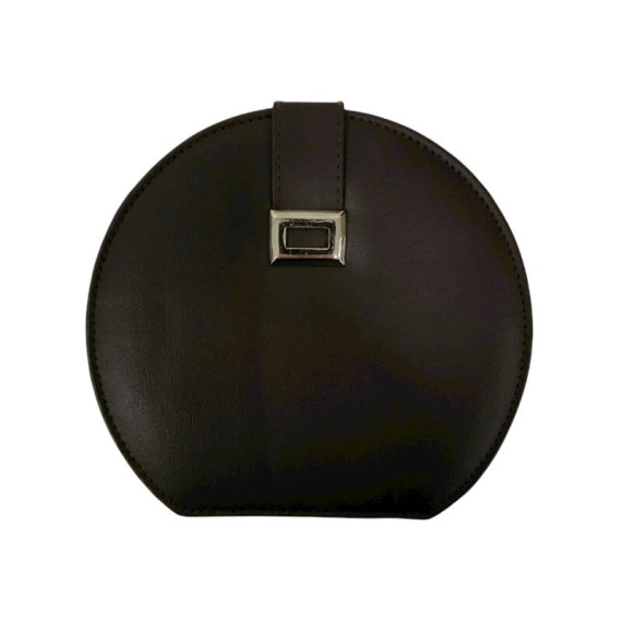 Estojo Redondo de Manicura Castanho | Ref. 86.125