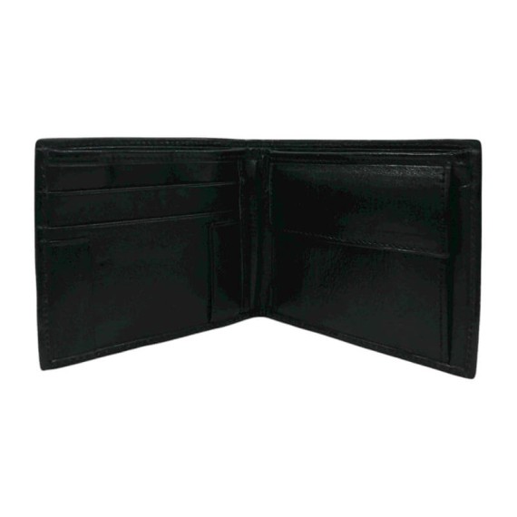 Carteira Horizontal para Homem c/ Porta-Moedas Marroquinaria Antunes Preta | Ref. 100.5442