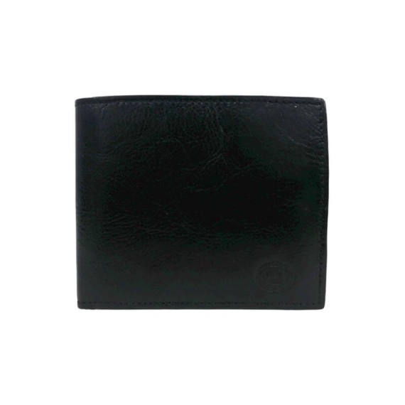 Carteira Horizontal para Homem c/ Porta-Moedas Marroquinaria Antunes Preta | Ref. 100.5442