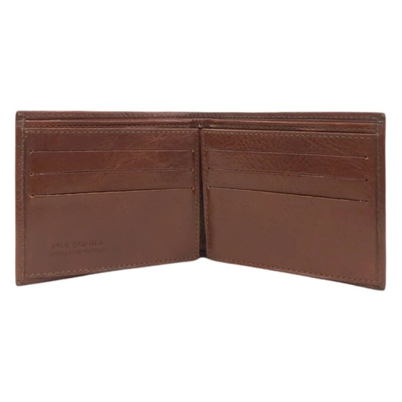 Carteira Horizontal s/ Porta-Moedas 12CC Marroquinaria Antunes Castanha | Ref. 100.18450 Carteira Horizontal s/ Porta-Moedas 12CC Marroquinaria Antunes Castanha | Ref. 100.18450