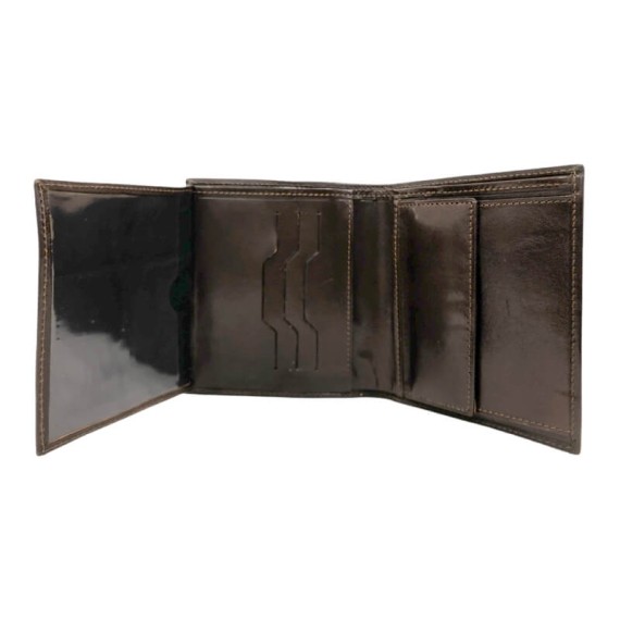 Carteira Vertical c/ Porta-Moedas Marroquinaria Antunes Café | Ref. 100.12339 Carteira Vertical c/ Porta-Moedas Marroquinaria Antunes Café | Ref. 100.12339