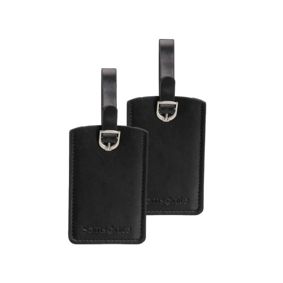 Samsonite ACESSÓRIOS Conjunto 2 Etiquetas de Bagagem Preto | Ref. 92CO105109