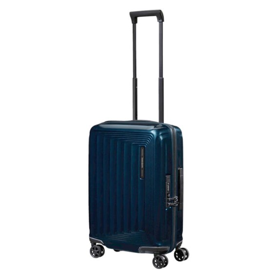 Samsonite Mala/Trolley Cabine 55cm 4R Spinner Exp. NUON Azul Metálico | Ref. 92KF000201