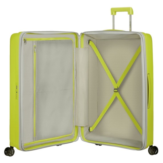 Samsonite Mala/Trolley Gigante 81cm 4R Spinner Exp. HI-FI Amarelo Limão | Ref. 92KD800416