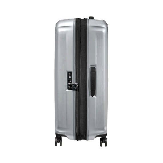 SAMSONITE Mala de Viagem / Trolley Grande 75cm 4R Exp. Nuon Prata Matte | Ref. 92KF000438