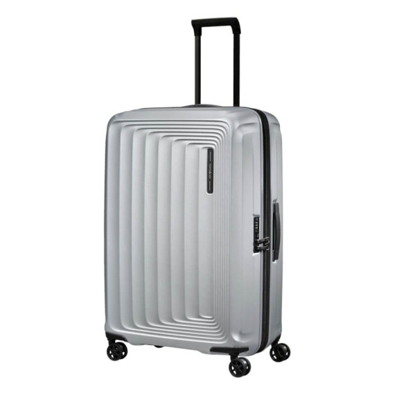SAMSONITE Mala de Viagem / Trolley Grande 75cm 4R Exp. Nuon Prata Matte | Ref. 92KF000438