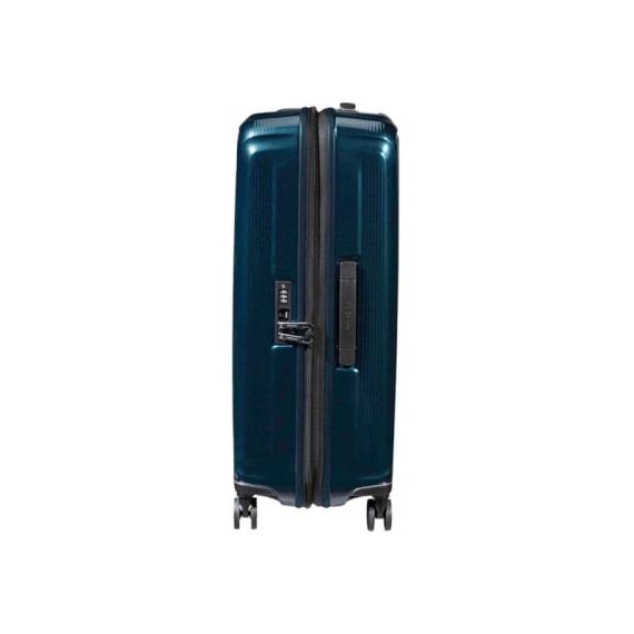 SAMSONITE Mala de Viagem / Trolley Médio 69cm 4R Exp. Nuon Azul Metálico | Ref. 92KF000301