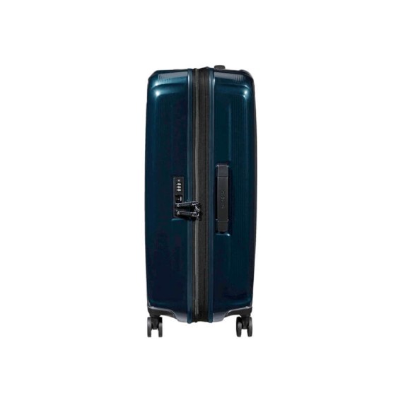 SAMSONITE Mala de Viagem / Trolley Médio 69cm 4R Exp. Nuon Azul Metálico | Ref. 92KF000301