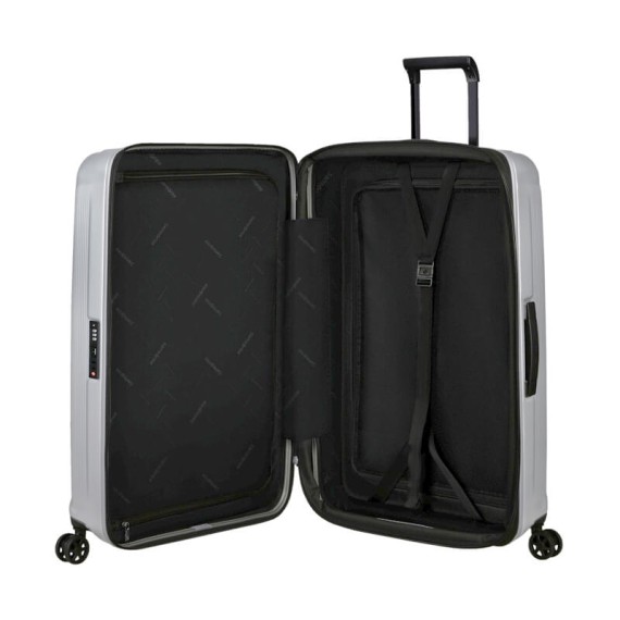 SAMSONITE Mala de Viagem / Trolley Médio 69cm 4R Exp. Nuon Prata Matte | Ref. 92KF000338 SAMSONITE Mala de Viagem / Trolley Médio 69cm 4R Exp. Nuon Prata Matte | Ref. 92KF000338