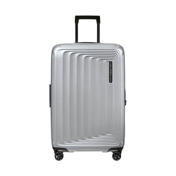 SAMSONITE Mala de Viagem / Trolley Médio 69cm 4R Exp. Nuon Prata Matte | Ref. 92KF000338 SAMSONITE Mala de Viagem / Trolley Médio 69cm 4R Exp. Nuon Prata Matte | Ref. 92KF000338