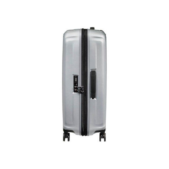 SAMSONITE Mala de Viagem / Trolley Médio 69cm 4R Exp. Nuon Prata Matte | Ref. 92KF000338 SAMSONITE Mala de Viagem / Trolley Médio 69cm 4R Exp. Nuon Prata Matte | Ref. 92KF000338