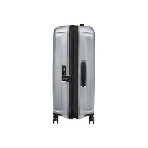 SAMSONITE Mala de Viagem / Trolley Médio 69cm 4R Exp. Nuon Prata Matte | Ref. 92KF000338 SAMSONITE Mala de Viagem / Trolley Médio 69cm 4R Exp. Nuon Prata Matte | Ref. 92KF000338