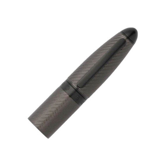 Rollerball Hugo Boss OVAL GUN Cinza Escuro | Ref. 322.HSF1565D