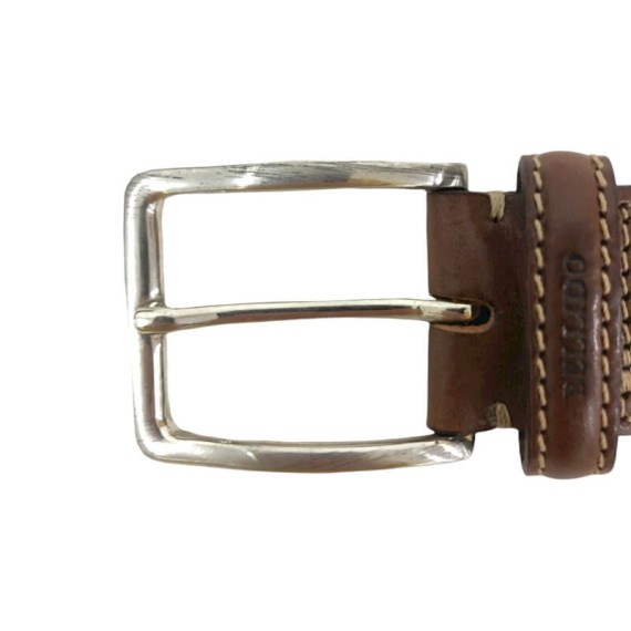 Cinto para Homem Traçado 90cm Miguel Bellido Verde/Castanho 910 | Ref. 243.910VC90 Cinto para Homem Traçado 90cm Miguel Bellido Verde/Castanho 910 | Ref. 243.910VC90