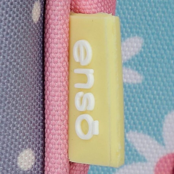 Mochila Escolar Adapt. 38cm C/ Carro Enso DAISY Azul | Ref. 186.92522T1